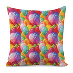 Colorful Balloon Pattern Print Pillow Cover
