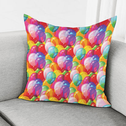 Colorful Balloon Pattern Print Pillow Cover