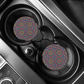 Colorful Bohemian Mandala Pattern Print Car Coasters