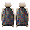 Colorful Bohemian Mandala Pattern Print Car Seat Organizers
