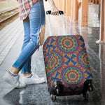 Colorful Bohemian Mandala Pattern Print Luggage Cover GearFrost