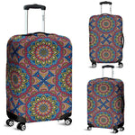 Colorful Bohemian Mandala Pattern Print Luggage Cover GearFrost