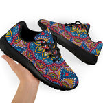 Colorful Bohemian Mandala Pattern Print Sport Shoes GearFrost