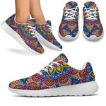Colorful Bohemian Mandala Pattern Print Sport Shoes GearFrost