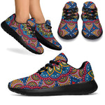 Colorful Bohemian Mandala Pattern Print Sport Shoes GearFrost