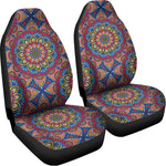 Colorful Bohemian Mandala Pattern Print Universal Fit Car Seat Covers