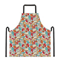 Colorful Books Pattern Print Apron