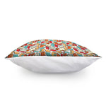 Colorful Books Pattern Print Pillow Cover