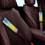 Colorful Buddha Lotus Print Car Seat Belt Covers
