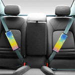Colorful Buddha Lotus Print Car Seat Belt Covers