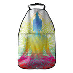 Colorful Buddha Lotus Print Car Seat Organizers