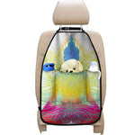 Colorful Buddha Lotus Print Car Seat Organizers