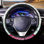 Colorful Buddha Lotus Print Car Steering Wheel Cover