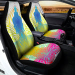 Colorful Buddha Lotus Print Universal Fit Car Seat Covers