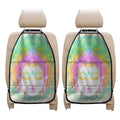 Colorful Buddha Mandala Print Car Seat Organizers