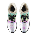 Colorful Buddha Mandala Print Comfy Boots GearFrost