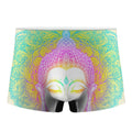 Colorful Buddha Mandala Print Men's Boxer Briefs