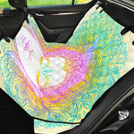 Colorful Buddha Mandala Print Pet Car Back Seat Cover