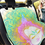 Colorful Buddha Mandala Print Pet Car Back Seat Cover