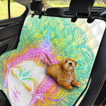 Colorful Buddha Mandala Print Pet Car Back Seat Cover