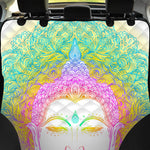 Colorful Buddha Mandala Print Pet Car Back Seat Cover