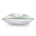 Colorful Buddha Mandala Print Pillow Cover