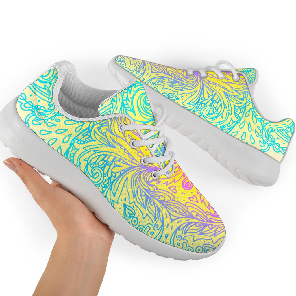 Colorful Buddha Mandala Print Sport Shoes GearFrost