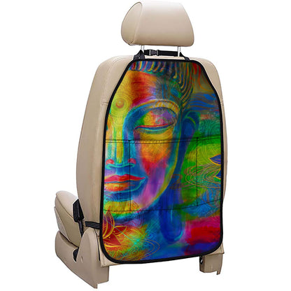 Colorful Buddha Print Car Seat Organizers
