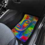 Colorful Buddha Print Front Car Floor Mats