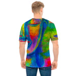 Colorful Buddha Print Men's T-Shirt