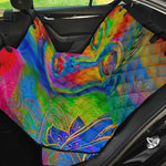 Colorful Buddha Print Pet Car Back Seat Cover