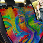Colorful Buddha Print Pet Car Back Seat Cover