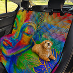 Colorful Buddha Print Pet Car Back Seat Cover