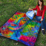 Colorful Buddha Print Quilt