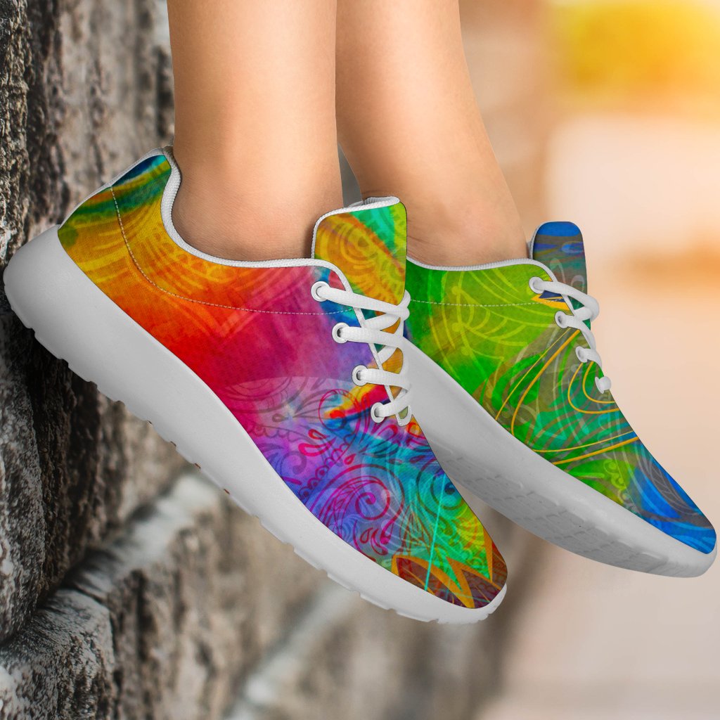 Colorful Buddha Print Sport Shoes GearFrost
