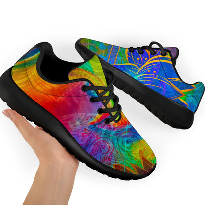 Colorful Buddha Print Sport Shoes GearFrost