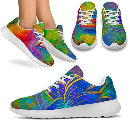 Colorful Buddha Print Sport Shoes GearFrost