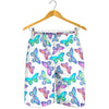 Colorful Butterfly Pattern Print Men's Shorts