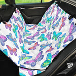 Colorful Butterfly Pattern Print Pet Car Back Seat Cover