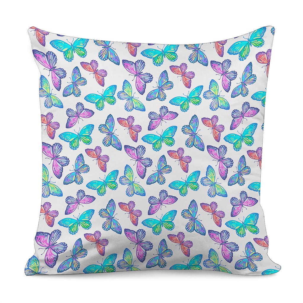 Colorful Butterfly Pattern Print Pillow Cover