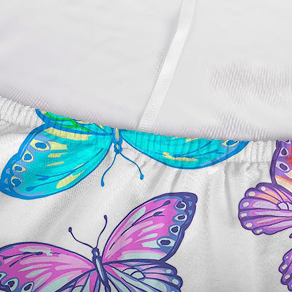 Colorful Butterfly Pattern Print Sofa Cover