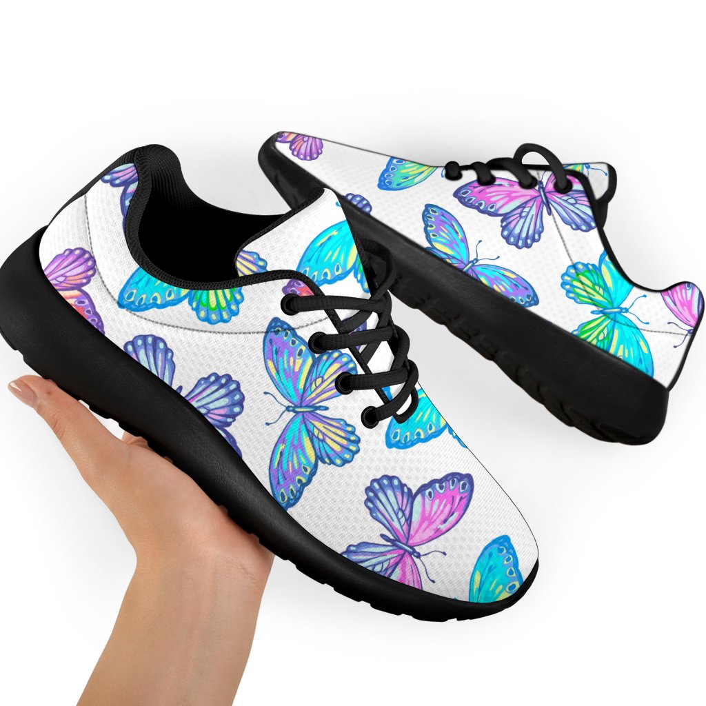 Colorful Butterfly Pattern Print Sport Shoes GearFrost