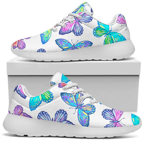 Colorful Butterfly Pattern Print Sport Shoes GearFrost