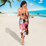 Colorful Candy And Jelly Print Beach Sarong Wrap