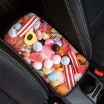 Colorful Candy And Jelly Print Car Center Console Cover