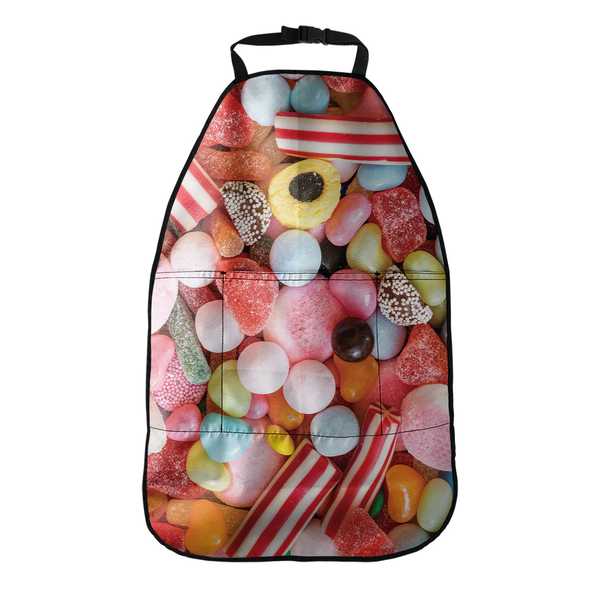 Colorful Candy And Jelly Print Car Seat Organizers