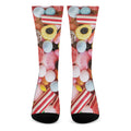 Colorful Candy And Jelly Print Crew Socks