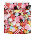 Colorful Candy And Jelly Print Duvet Cover Bedding Set