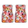 Colorful Candy And Jelly Print Front Car Floor Mats