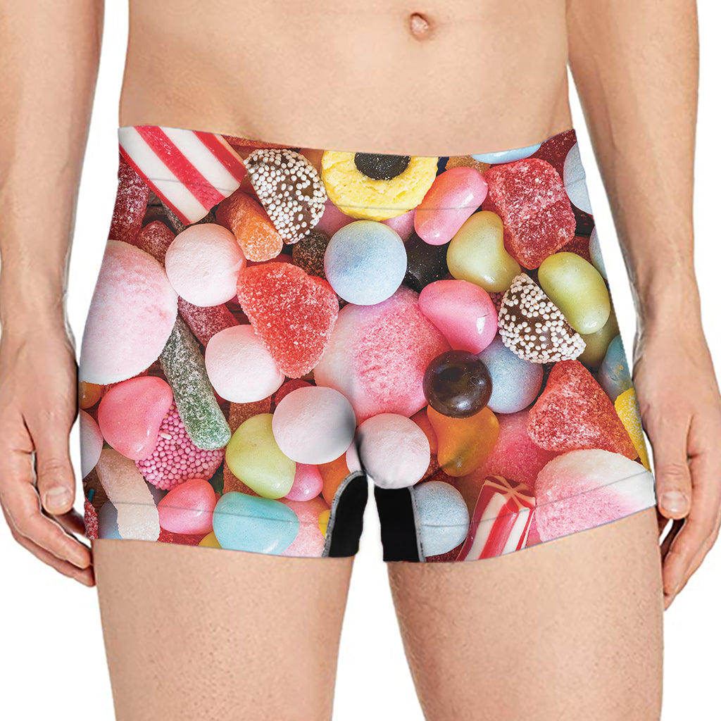 Colorful Candy And Jelly Print Men's Boxer Briefs